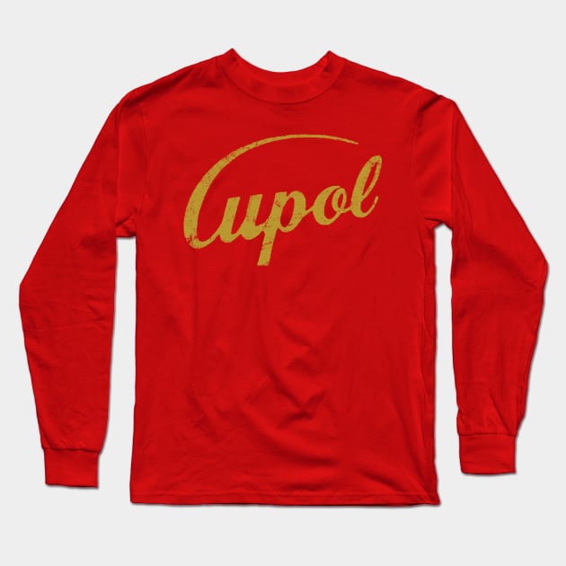 Cupol Records Long Sleeve T-Shirt by MindsparkCreative